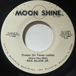 Rex Allen Jr. Dream On Texas Ladies USED VINYL 7INCH 45 RPM PROMO