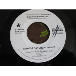Burrito Brothers Almost Saturday Night USED VINYL 7INCH 45 RPM PROMO