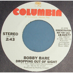 Bobby Bare Dropping Out Of Sight USED VINYL 7INCH 45 RPM PROMO