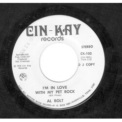 Al Bolt I'm In Love With My Pet Rock USED VINYL 7INCH 45 RPM PROMO