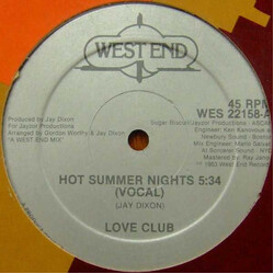 Love Club (3) Hot Summer Nights USED VINYL 12INCH 45 RPM