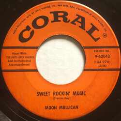 Moon Mullican Sweet Rockin' Music / Moon's Rock USED VINYL 7INCH 45 RPM SINGLE