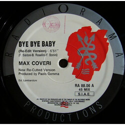 Max Coveri Bye Bye Baby (Re-Edit) USED VINYL 12INCH 45 RPM