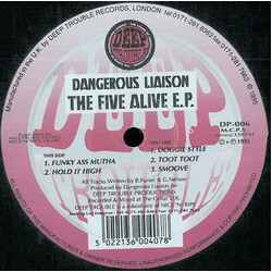 Dangerous Liaison The Five Alive E.P. USED VINYL 12INCH 33 S RPM EP STEREO
