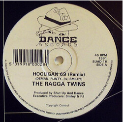 The Ragga Twins Hooligan 69 (Remix) USED VINYL 12INCH 45 RPM SINGLE