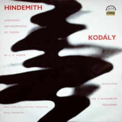 Paul Hindemith / Zoltán Kodály Symphonic Metamorphoses Of Themes By C. M. Weber / Variations On A Hungarian Folksong Vinyl LP USED
