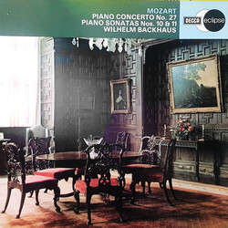 Wolfgang Amadeus Mozart / Wilhelm Backhaus Piano Concerto No. 27,  Piano Sonatas Nos. 10 & 11 Vinyl LP USED