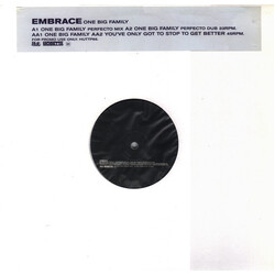 Embrace One Big Family USED VINYL 12INCH 33 S RPM PROMO