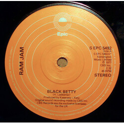 Ram Jam Black Betty USED VINYL 7INCH 45 RPM SINGLE