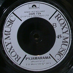 Roxy Music Virginia Plain / Pyjamarama USED VINYL 7INCH 45 RPM SINGLE