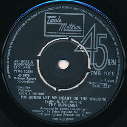 The Supremes I'm Gonna Let My Heart Do The Walking USED VINYL 7INCH 45 RPM