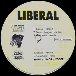 Yase Liberal USED VINYL 12INCH 45 RPM