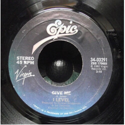 I-Level Give Me USED VINYL 7INCH 45 RPM STYRENE