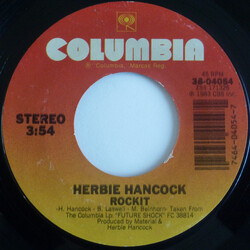 Herbie Hancock Rockit USED VINYL 7INCH 45 RPM SINGLE STYRENE