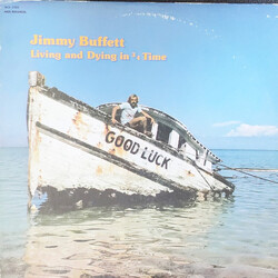 Jimmy Buffett Living And Dying In 3/4 Time Vinyl LP USED