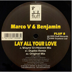 Marco V & Benjamin Lay All Your Love USED VINYL 12INCH 33 S RPM