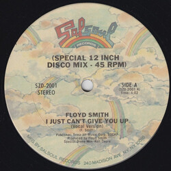 Floyd Smith I Just Can't Give You Up USED VINYL 12INCH 45 RPM STEREO