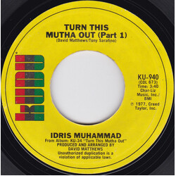 Idris Muhammad Turn This Mutha Out USED VINYL 7INCH 45 RPM SINGLE STYRENE