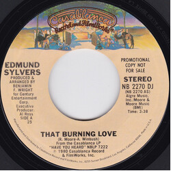Edmund Sylvers That Burning Love USED VINYL 7INCH 45 RPM PROMO STEREO MONO
