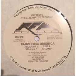 Various Radio Free America: Program 1 - Volume 7 Vinyl LP USED