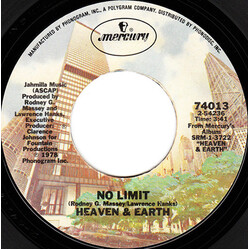 Heaven And Earth (2) Guess Who's Back In Town / No Limit USED VINYL 7INCH 45 RPM SINGLE STYRENE