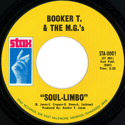 Booker T & The MG's Soul-Limbo USED VINYL 7INCH 45 RPM SINGLE