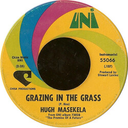 Hugh Masekela Grazing In The Grass USED VINYL 7INCH 45 RPM SINGLE