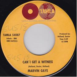 Marvin Gaye Can I Get A Witness / I'm Crazy 'Bout My Baby USED VINYL 7INCH SINGLE 45 RPM