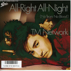 TM Network All-Right All-Night USED VINYL 7INCH 45 RPM SINGLE