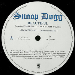Snoop Dogg Beautiful / Ballin' USED VINYL 12INCH 45 RPM