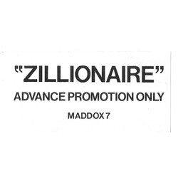 ABC Zillionaire USED VINYL 12INCH 45 RPM SINGLE SIDED SINGLE PROMO
