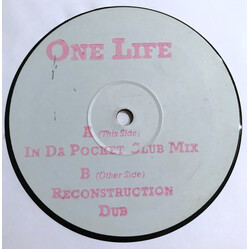 Plutonic One Life USED VINYL 12INCH 33 S RPM PROMO WHITE LABEL