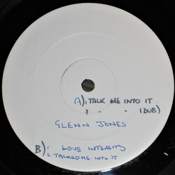 Glenn Jones Talk Me Into It USED VINYL 12INCH WHITE LABEL PROMO