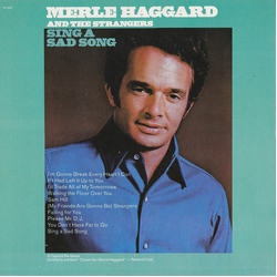 Merle Haggard / The Strangers (5) Sing A Sad Song Vinyl LP USED