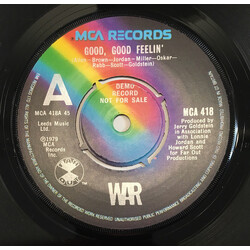 War Good, Good Feelin' USED VINYL 7INCH PROMO