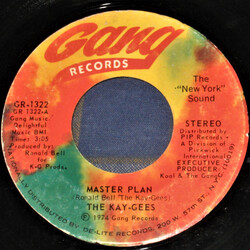 The Kay-Gees Master Plan / Who's The Man? (With The Master Plan) USED VINYL 7INCH 45 RPM STYRENE