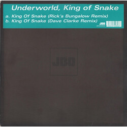 Underworld King Of Snake USED VINYL 12INCH 45 RPM SINGLE STEREO