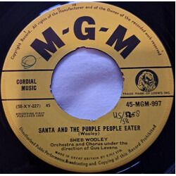 Sheb Wooley Santa And The Purple People Eater USED VINYL 7INCH 45 RPM SINGLE