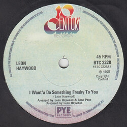 Leon Haywood I Want'a Do Something Freaky To You USED VINYL 7INCH 45 RPM SINGLE