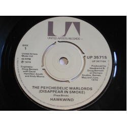 Hawkwind The Psychedelic Warlords (Disappear In Smoke) USED VINYL 7INCH