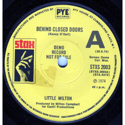 Little Milton Behind Closed Doors / Bet You I Win USED VINYL 7INCH SINGLE PROMO
