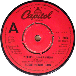Eddie Henderson Cyclops USED VINYL 7INCH 45 RPM SINGLE