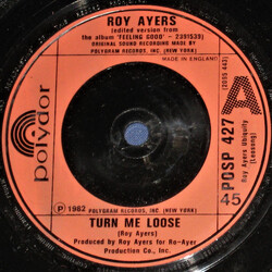 Roy Ayers Turn Me Loose USED VINYL 7INCH 45 RPM