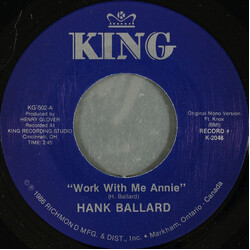 Hank Ballard Work With Me Annie / Annie Had A Baby USED VINYL 7INCH 45 RPM SINGLE REISSUE MONO