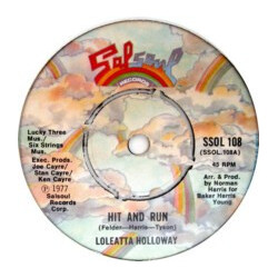 Loleatta Holloway Hit And Run USED VINYL 7INCH