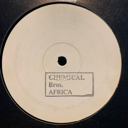 The Chemical Brothers Africa USED VINYL 12INCH 33 S RPM SINGLE SIDED WHITE LABEL