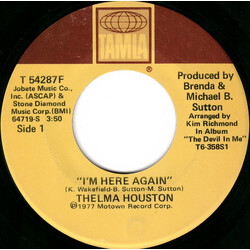 Thelma Houston I'm Here Again USED VINYL 7INCH 45 RPM SINGLE
