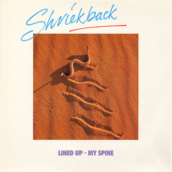 Shriekback Lined Up " My Spine USED VINYL 12INCH 45 RPM MISPRINT