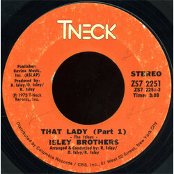 The Isley Brothers That Lady USED VINYL 7INCH 45 RPM SINGLE STYRENE