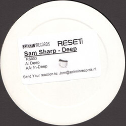 Sam Sharp Deep USED VINYL 12INCH 45 RPM WHITE LABEL